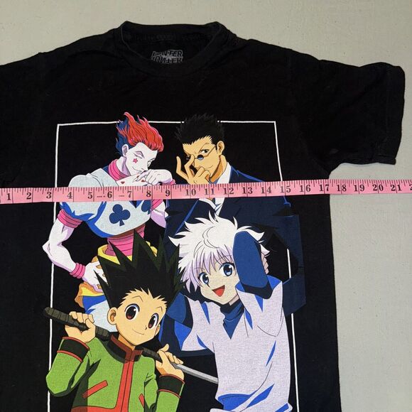 Hunter X Hunter T-Shirt Men's Small Black Gon Killua Leorio Hisoka Anime Cotton - Picture 4 of 6